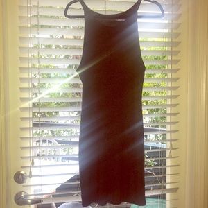 Dark Gray Stretchy Dress